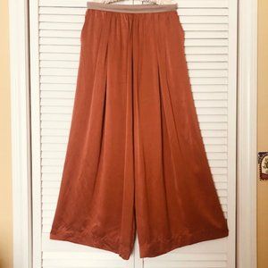Silk Wide Leg Pants